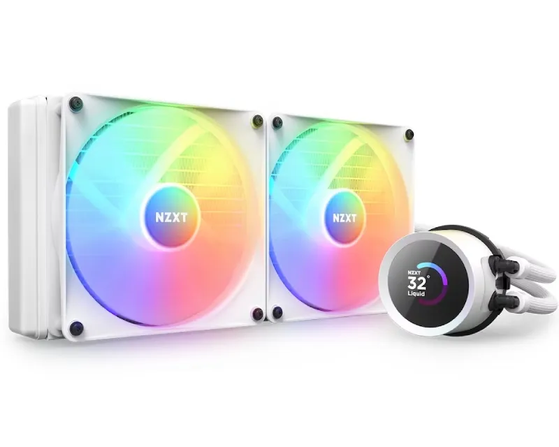 NZXT KRAKEN 280 RGB VODENO HLAĐENJE BELO (RL-KR280-W1)