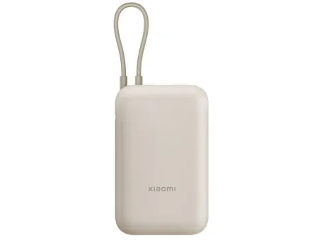 PRENOSIVI PUNJAC XIAOMI POWER BANK 10000MAH/INTEGRISAN KABL/BEŽ