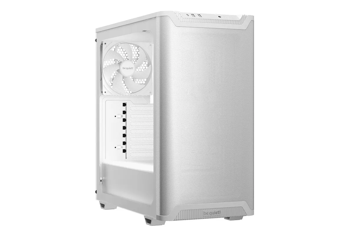 PURE BASE 501 AIRFLOW WINDOW WHITE, MB COMPATIBILITY: ATX / M-ATX / MINI-ITX, TWO PRE-INSTALLED BE Q