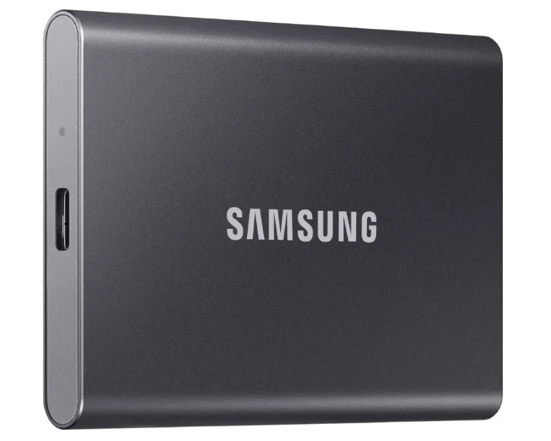 SAMSUNG PORTABLE T7 500GB SIVI EKSTERNI SSD MU-PC500T