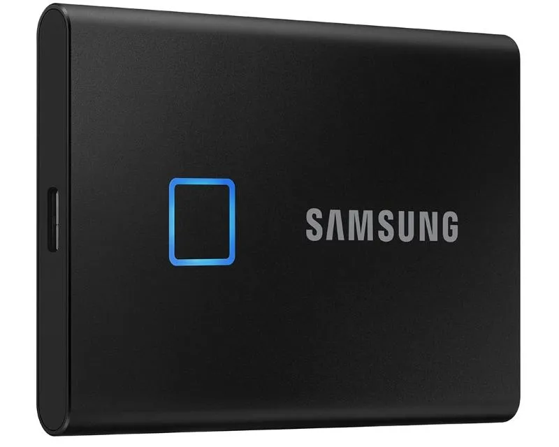 SAMSUNG PORTABLE T7 TOUCH 1TB CRNI EKSTERNI SSD MU-PC1T0K