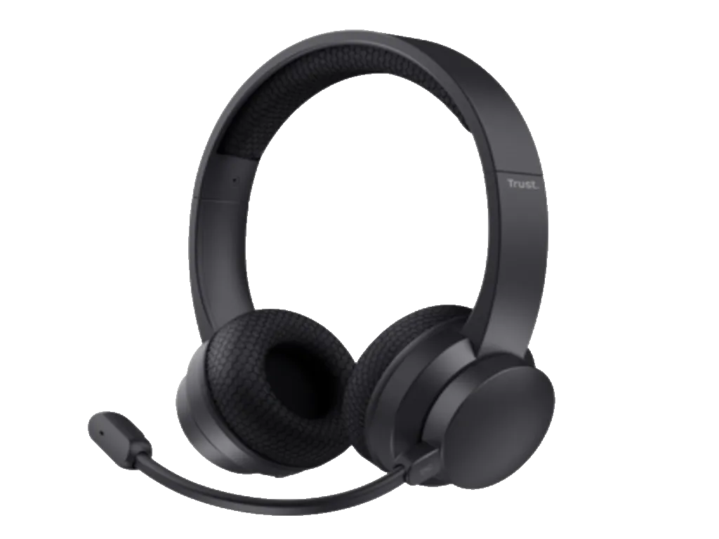 SLUŠALICE TRUST AYDA WIRELESS ENC HEADSET/CRNA