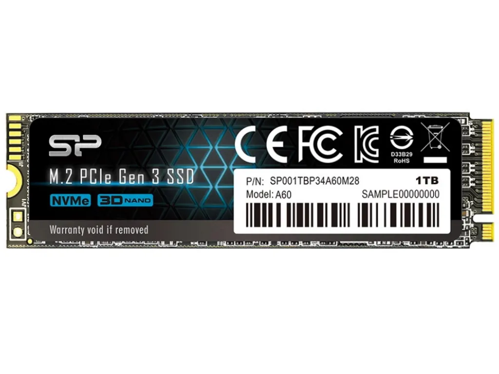 SSD SILICON POWER A60 1TB/M.2/PCLE/CRNA