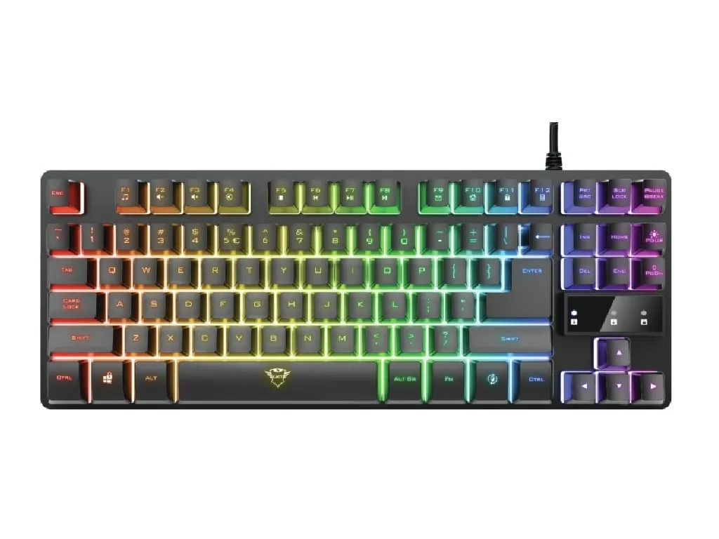 TASTATURA TRUST GXT833 THADO ŽICNA/RGB/GAMING/CRNA