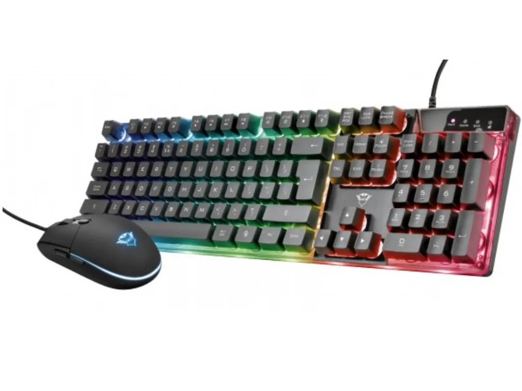 TASTATURA+MIŠ TRUST GXT 838 AZOR ŽICNI SET/GAMING/CRNA