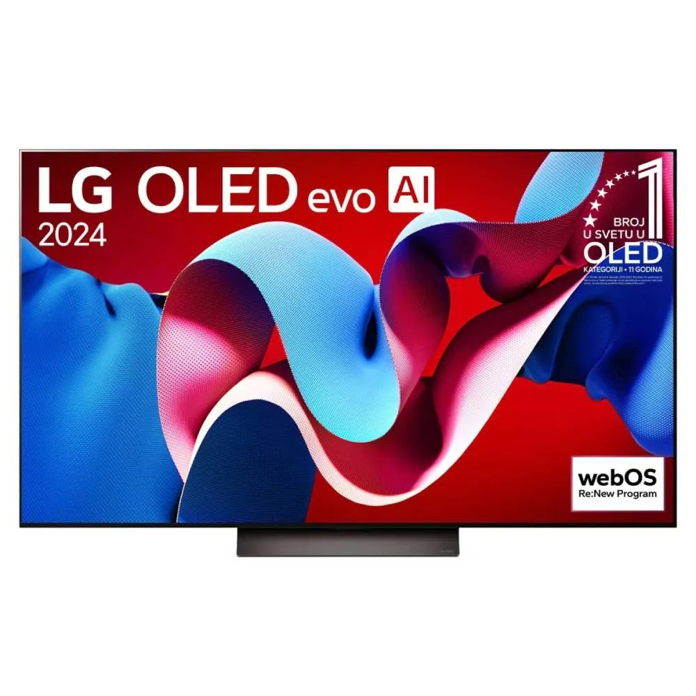 TELEVIZOR LG OLED65C41LA/65"/OLED/4K/SMART/WEBOS 24/CRNA