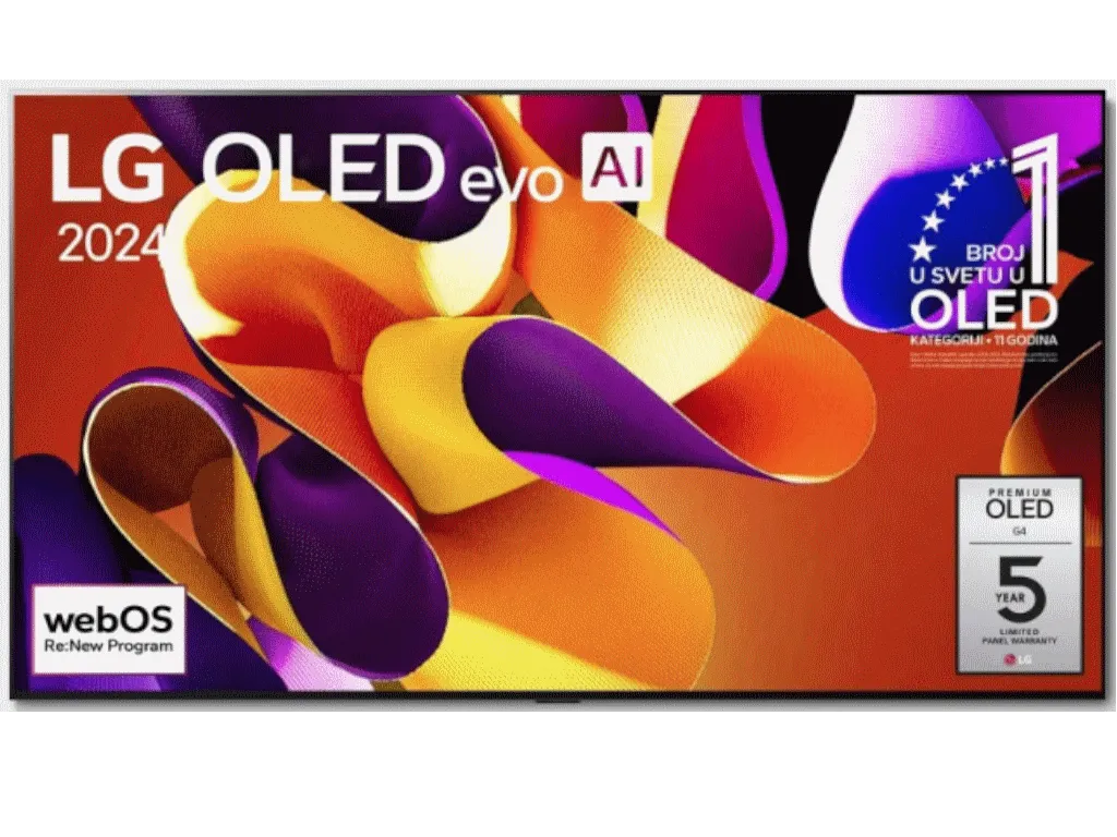 TELEVIZOR LG OLED83G42LW/OLED EVO/83"/ULTRA HD/SMART/WEBOS THINQ AI/SIVA