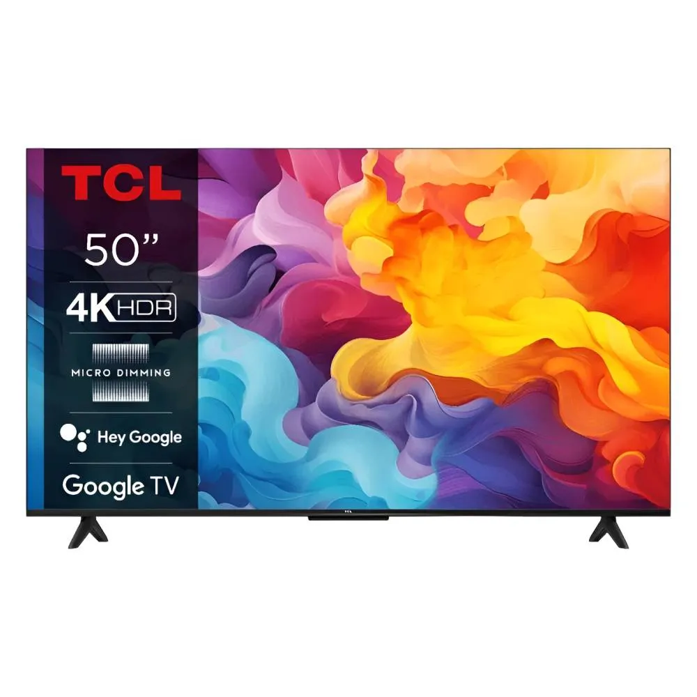 TELEVIZOR TCL 50V6B/LED/50"/4K HDR/60HZ/GOOGLE TV/CRNA