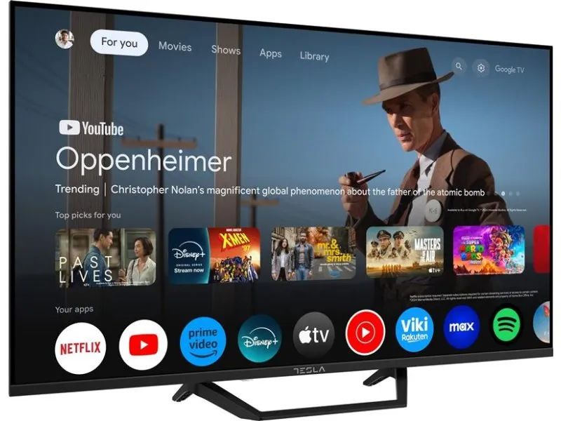 TELEVIZOR TESLA 43E655BUS/D-LED/43"/4K/SMART/GOOGLE TV/CRNA