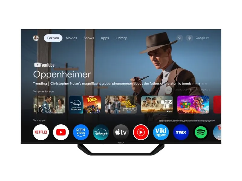 TELEVIZOR TESLA 55E655BUS/D-LED/55"/4K/SMART/GOOGLE TV/CRNA