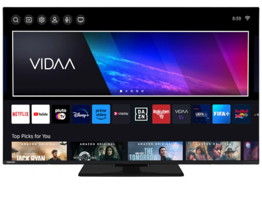 TELEVIZOR TOSHIBA 50QV3463DG/QLED/50"/UHD/SMART/VIDAA/CRNA