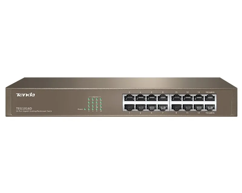 TENDA TEG1016D V6.0 16-PORT GIGABIT ETHERNET SWITCH