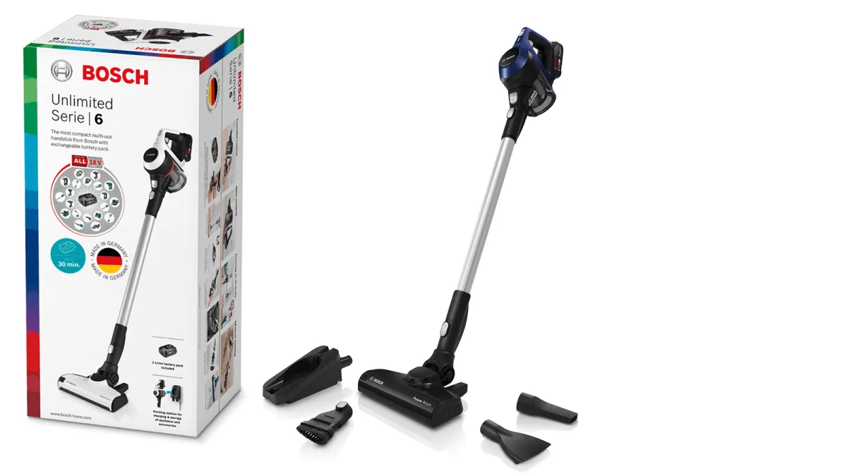 USISIVAC BOSCH BBS611MAT/SERIJA 6/SA POSUDOM/ŠTAPNI/PLAVA