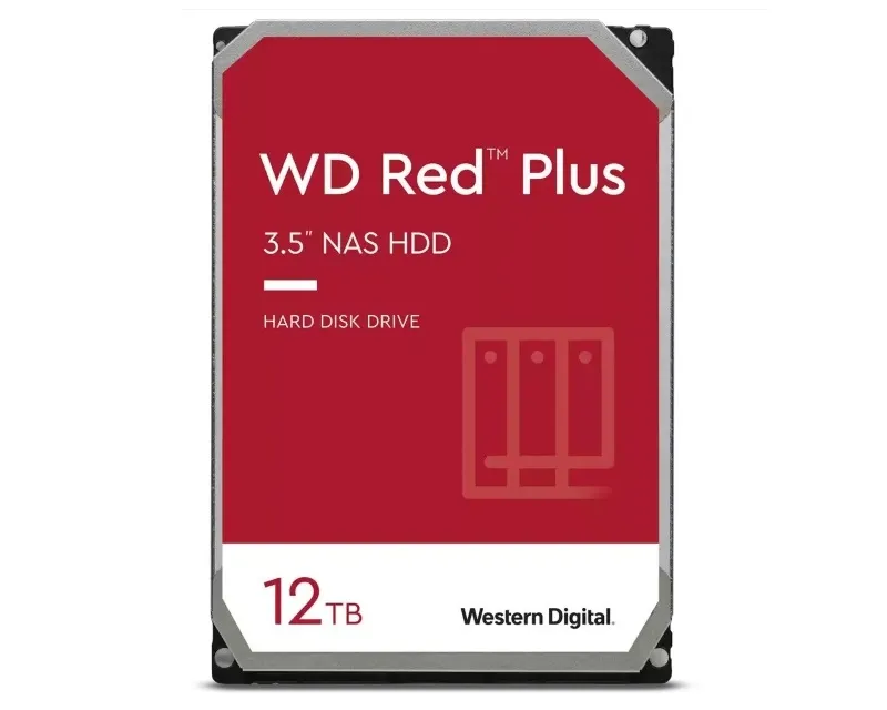 WD 12TB 3.5 INČA SATA III 256MB 7200RPM WD120EFBX RED PLUS HARD DISK
