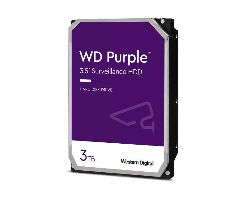 WD 3TB 3.5 INČA SATA III 256MB INTELLIPOWER WD33PURZ PURPLE HARD DISK
