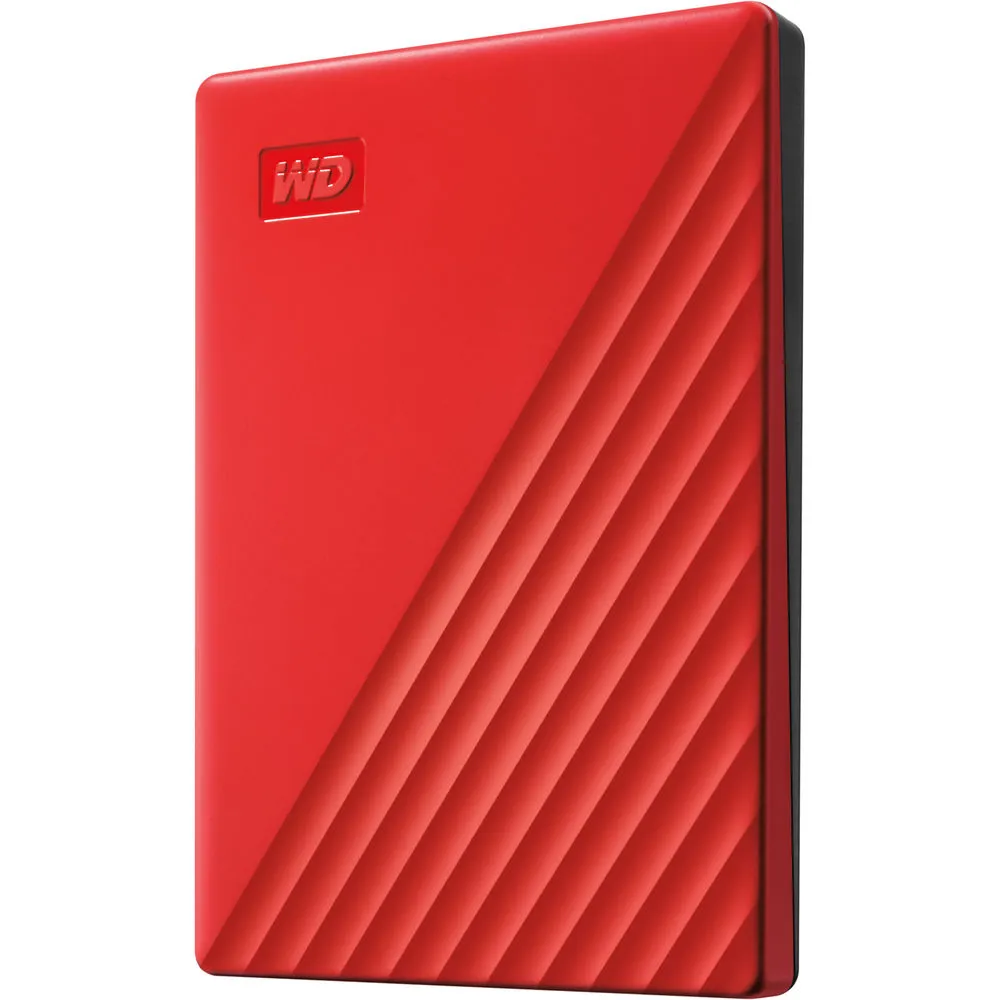WD MY PASSPORT 2TB, USB3.2 GEN 1 (5GBPS), RED [EXTERNAL HDD]