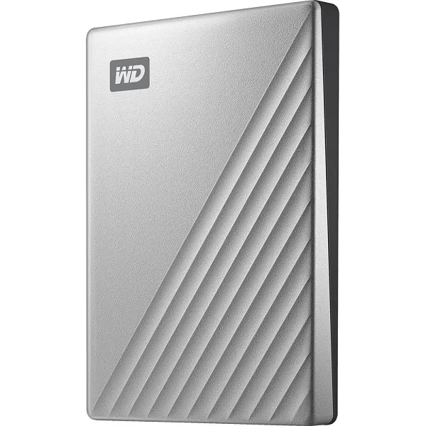 WD MY PASSPORT ULTRA 2TB, USB3.2 GEN 1 TYPE-C (5GBPS), SILVER [EXTERNAL HDD]