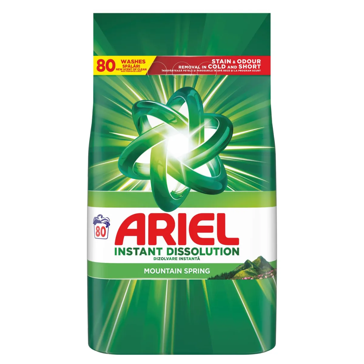 Ariel Mountain Spring 5,2kg/80 pranja