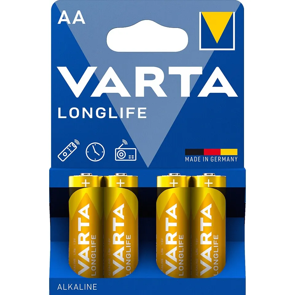 Baterija alkalna Longlife LR6 Varta 4/1