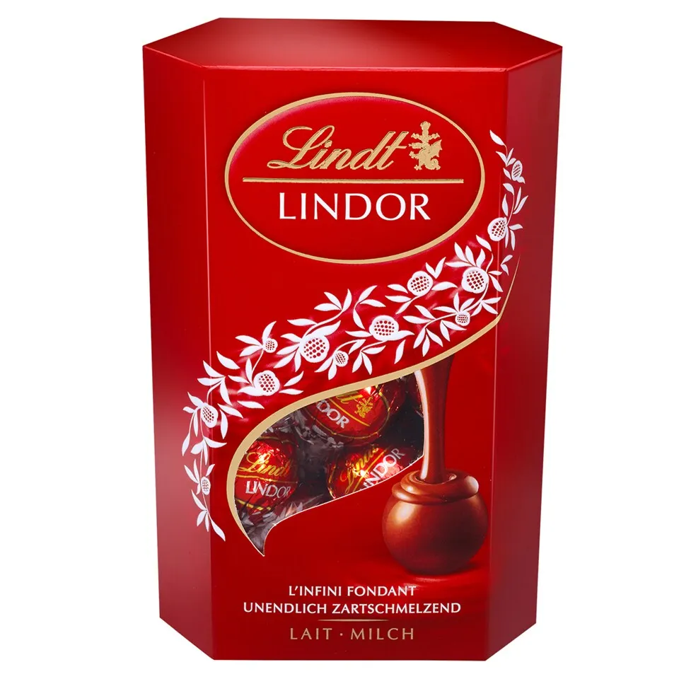 Bombonjera Cornet Milk Lindor 200g