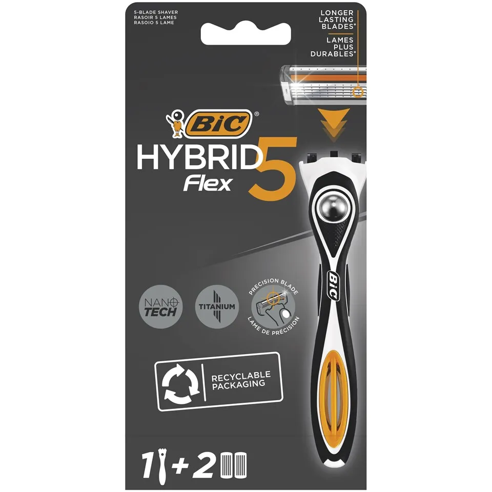 Brijac Flex5 Hybrid BIC rucica+2 dopune