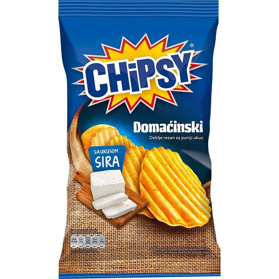 Cips Domacinski/ukus fete Chipsy 160g