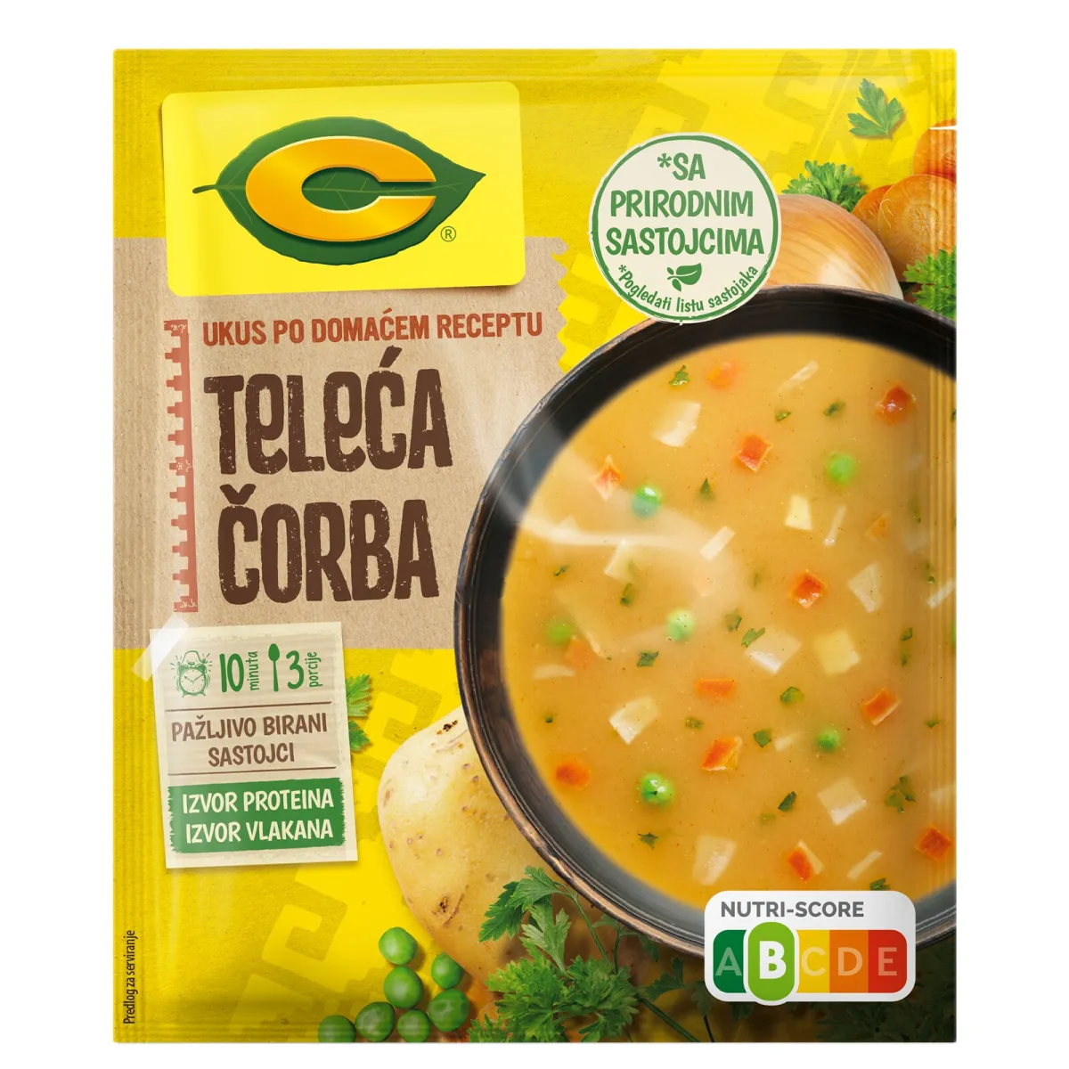 Corba teleca C 45g