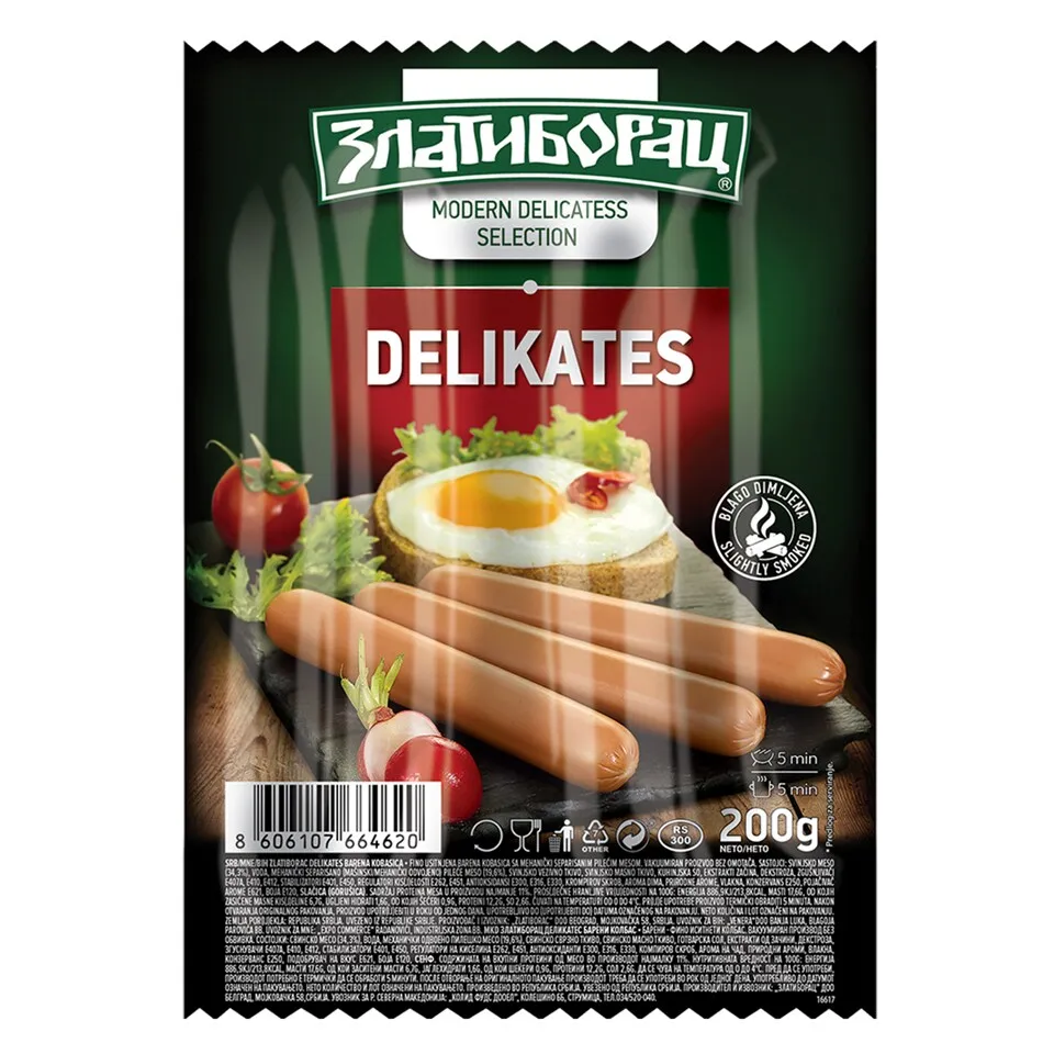 Delikat.barena kobasica Zlatiborac 200g
