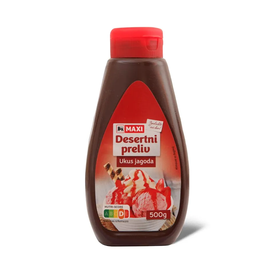 Desertni preliv jagoda Maxi 500g