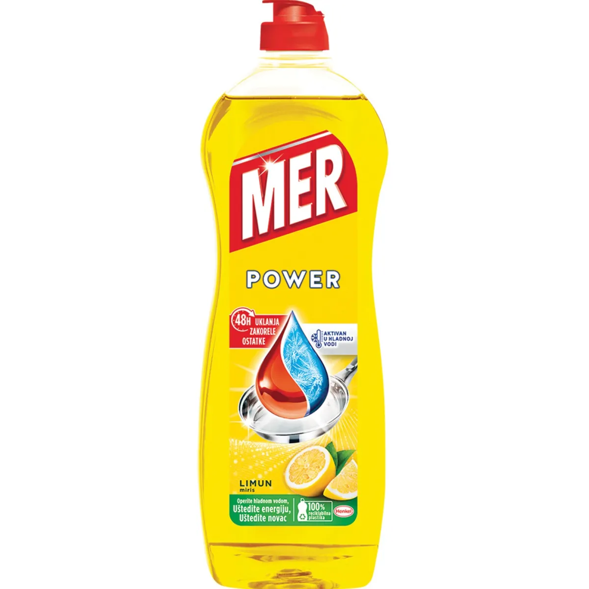 Deterdz.za pranje sudova Mer lemon 750ml