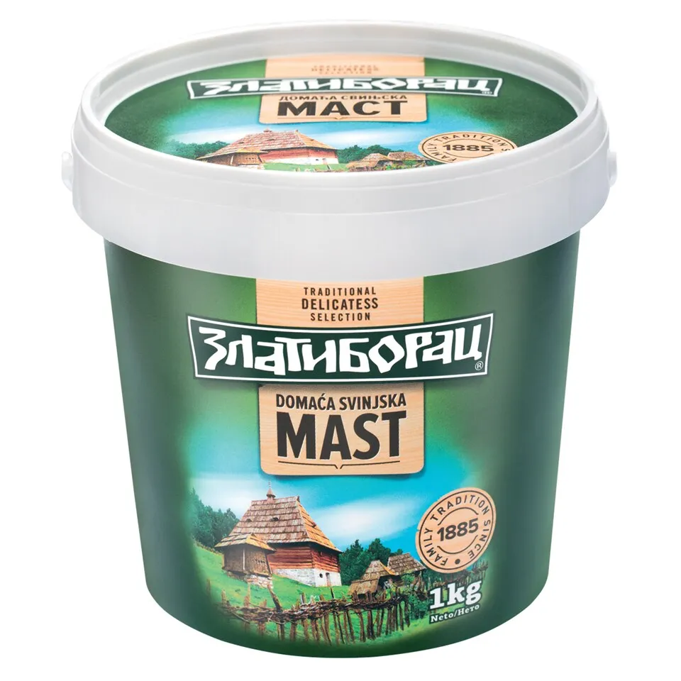 Domaca svinj.mast kanta Zlatiborac 1kg