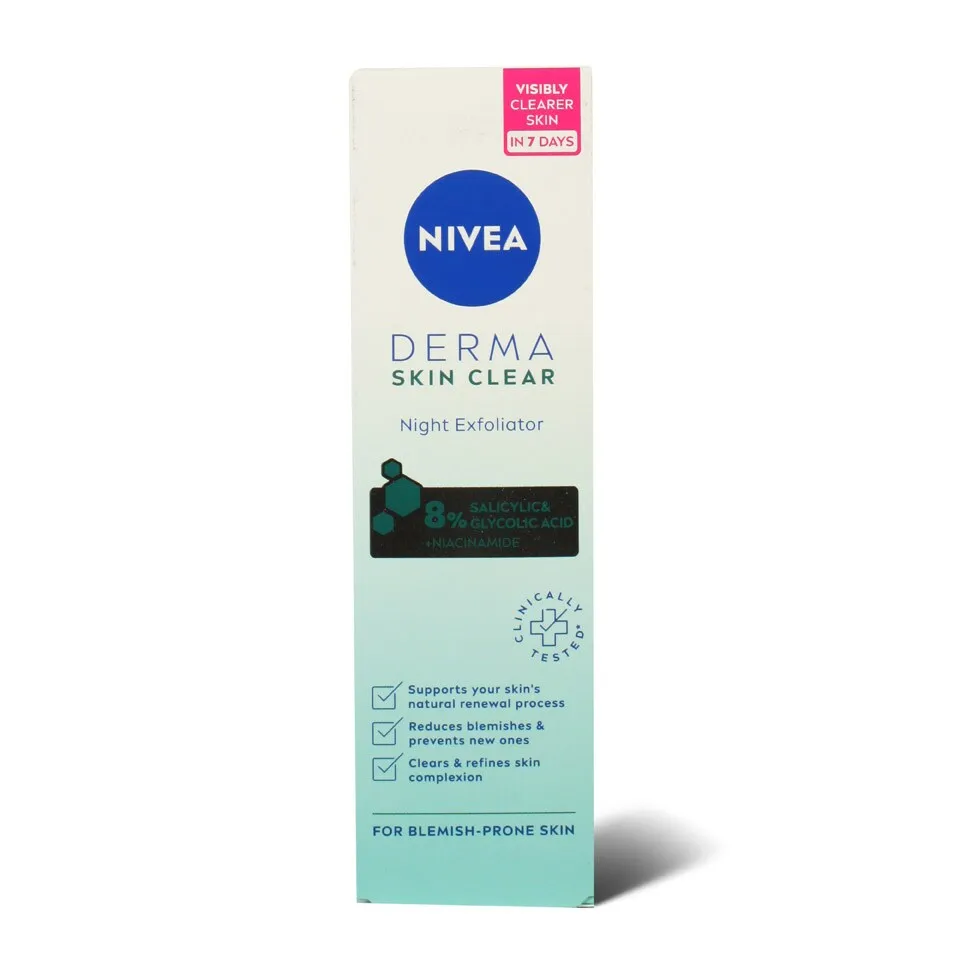 Eksfoliator Derma skin clear Nivea 40ml