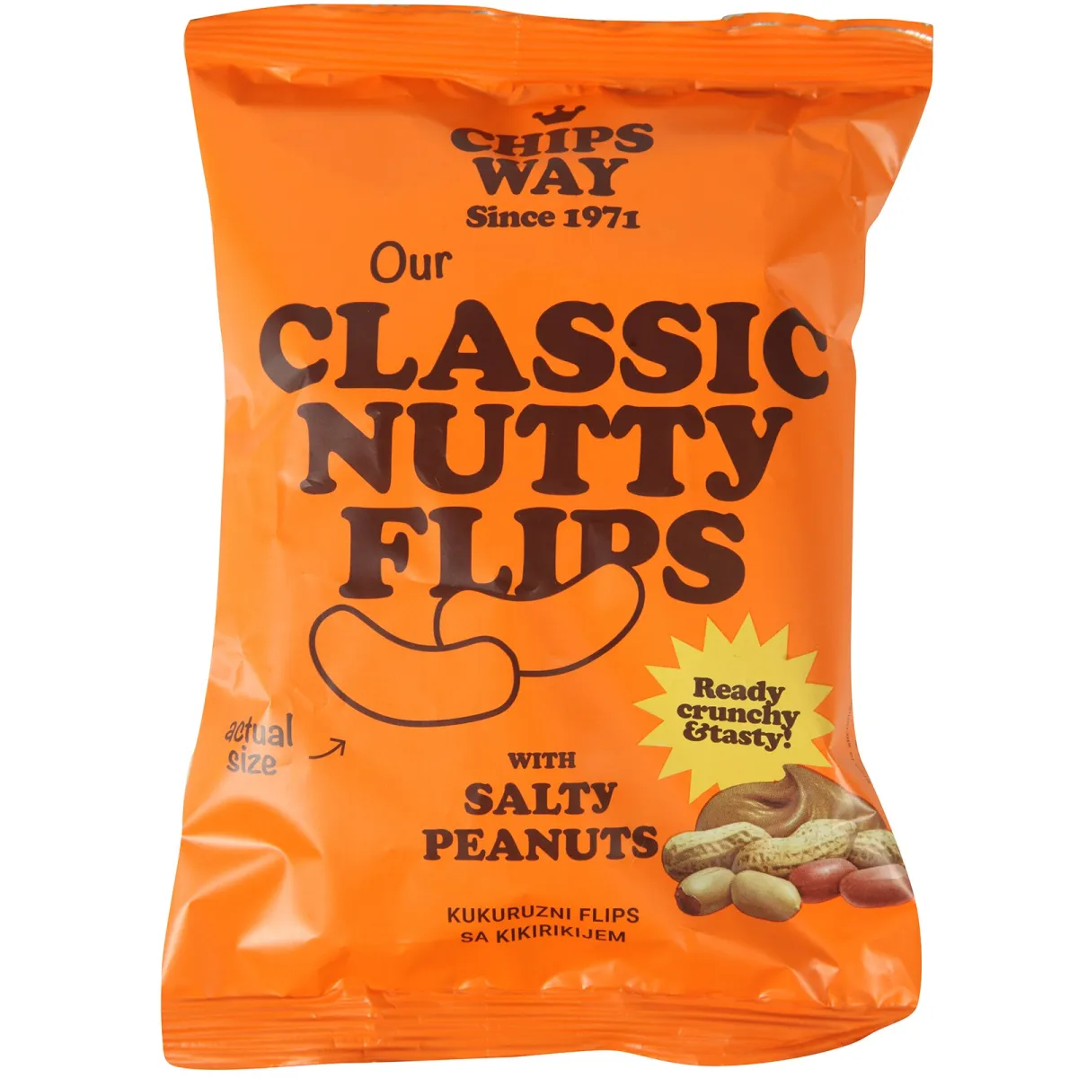 Flips sa kikirikijem Chips Way 40g