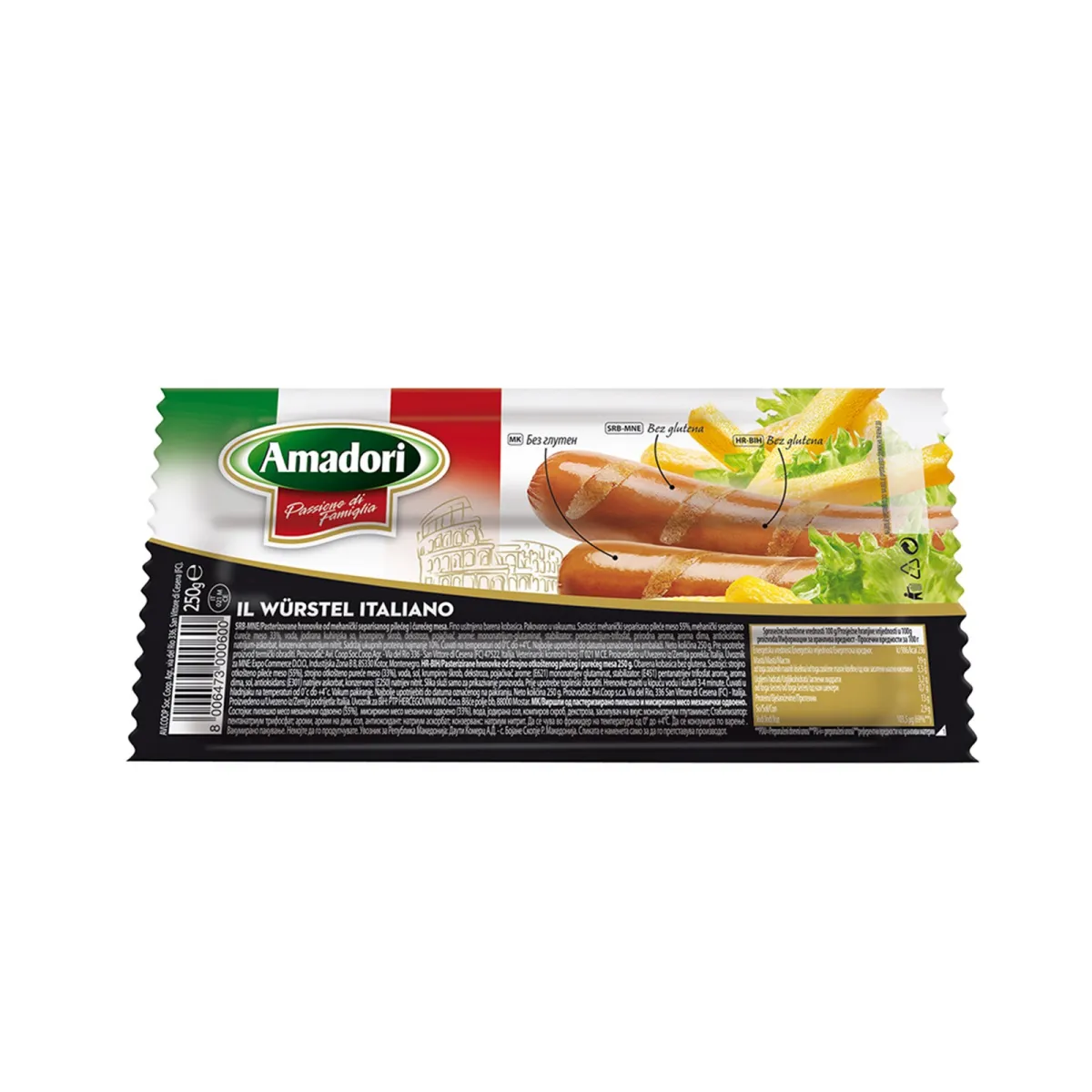 Hot dog Amadori  250g