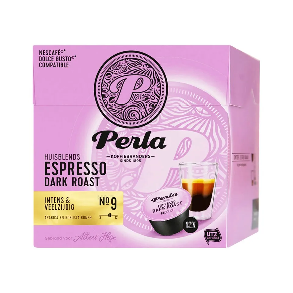 Kafa DG Espr.Dark roast Perla UTZ 12caps