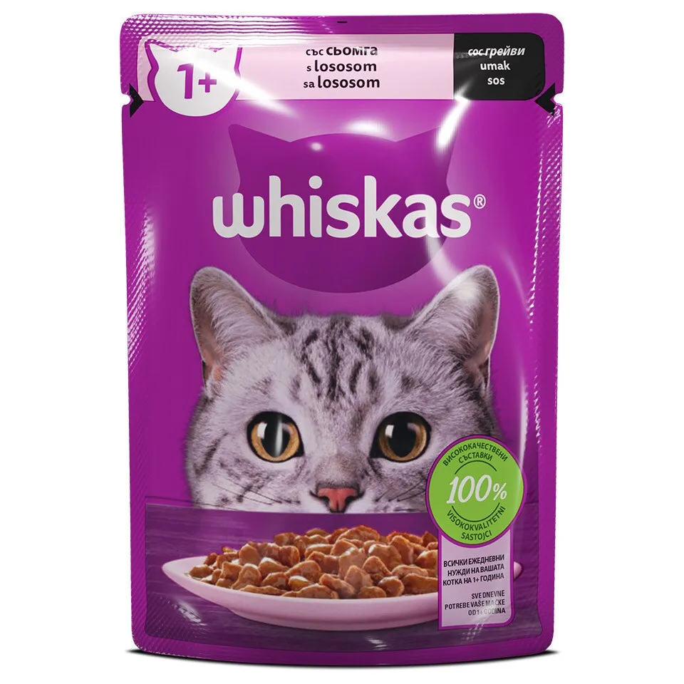 Kesica losos Whiskas 85g