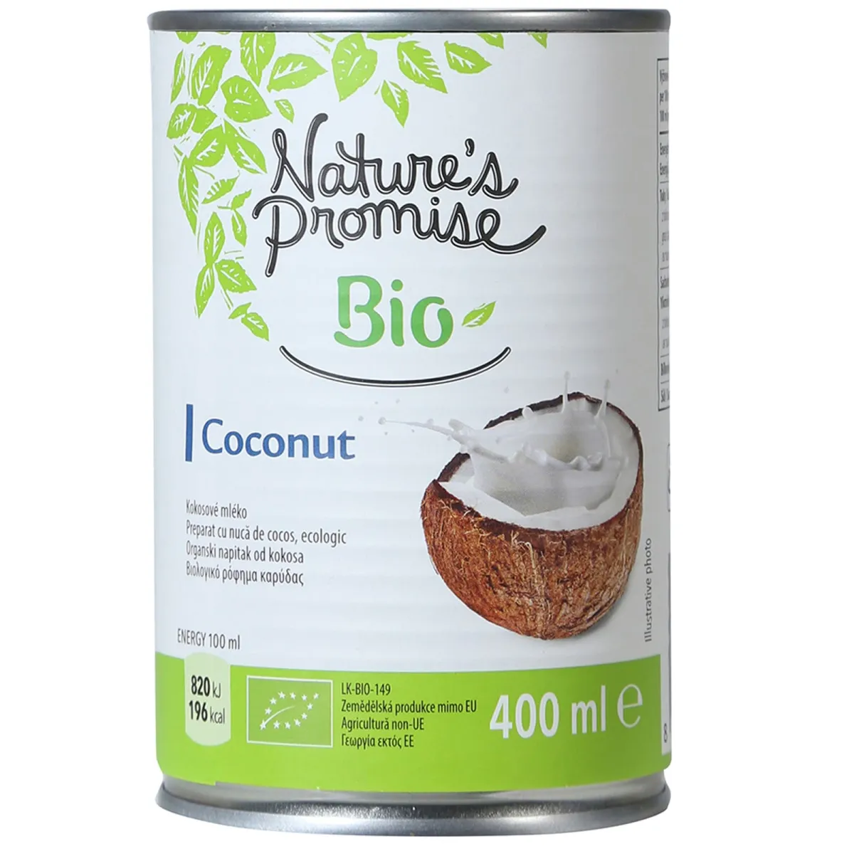 Kokosovo mleko Nature's promiseBIO 400ml