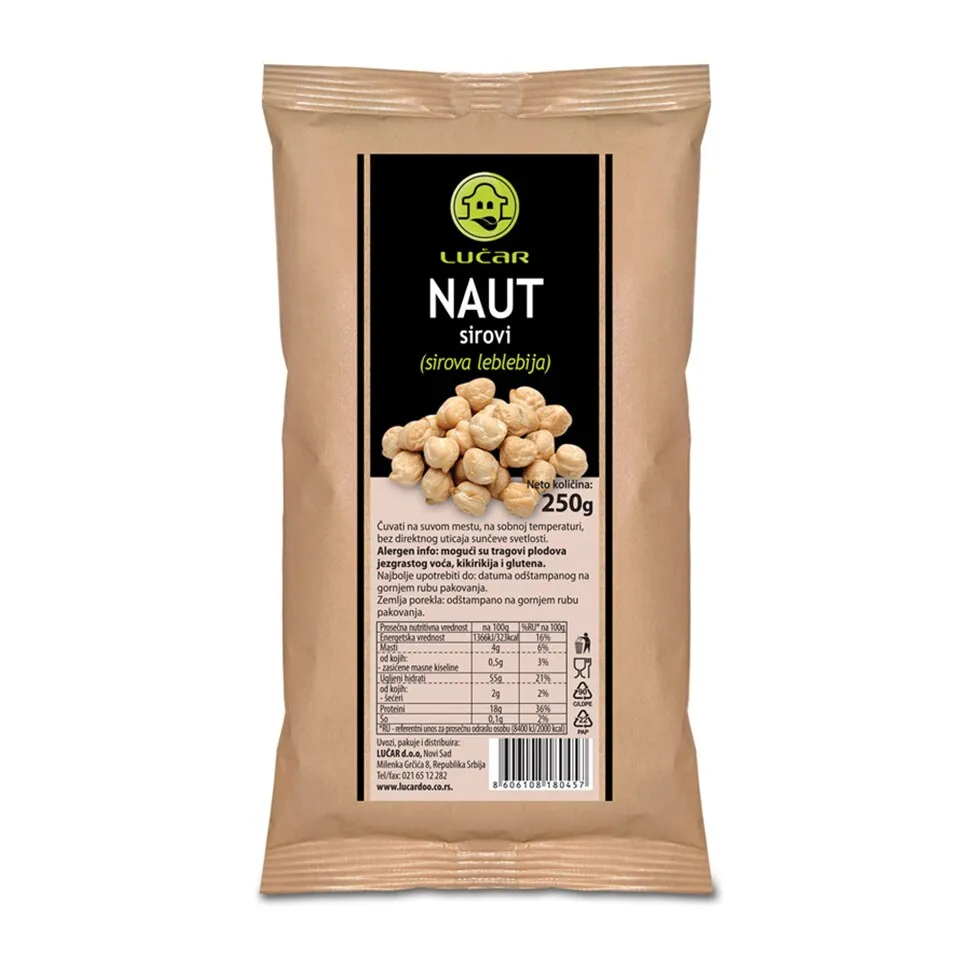 Leblebija sirova Naut Lucar 250g