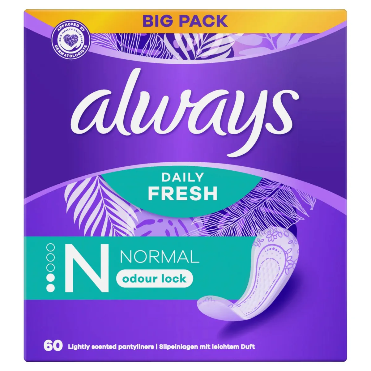 Liners Normal 60 pcs Always