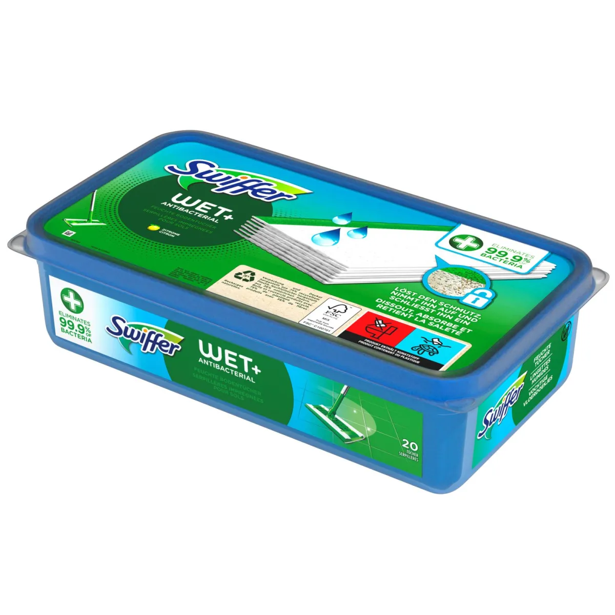 Maramice/vlaz.cisc.podova 20kom Swiffer