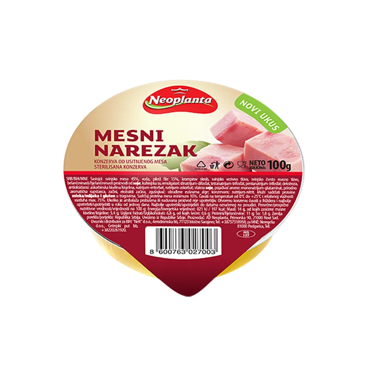 Mesni narezak Moja Neoplanta spec.100g