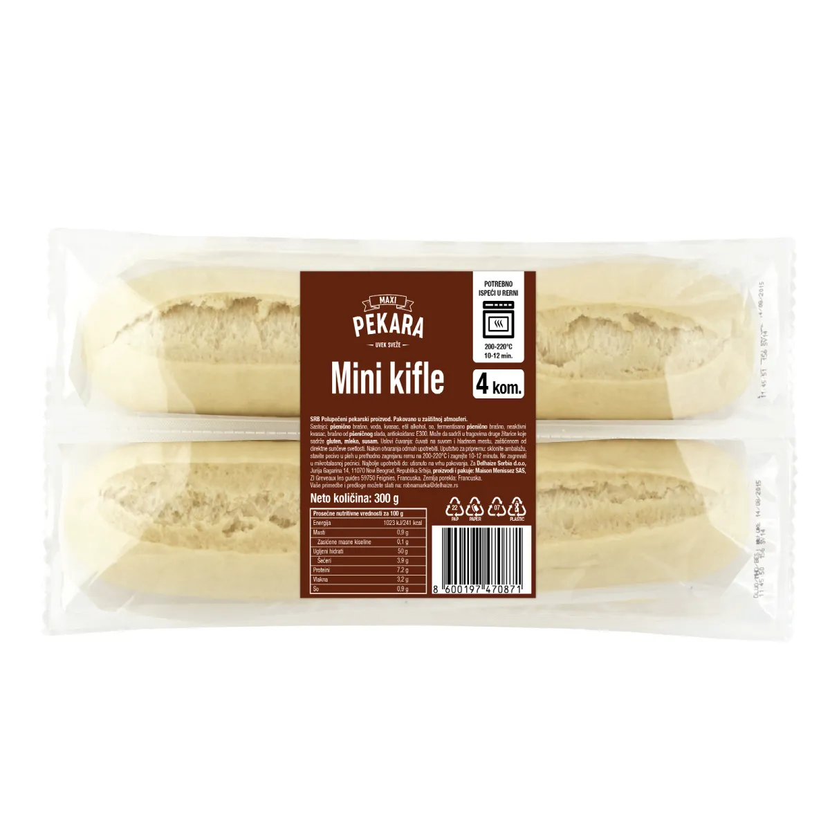 Mini Kifle Maxi 4x75g