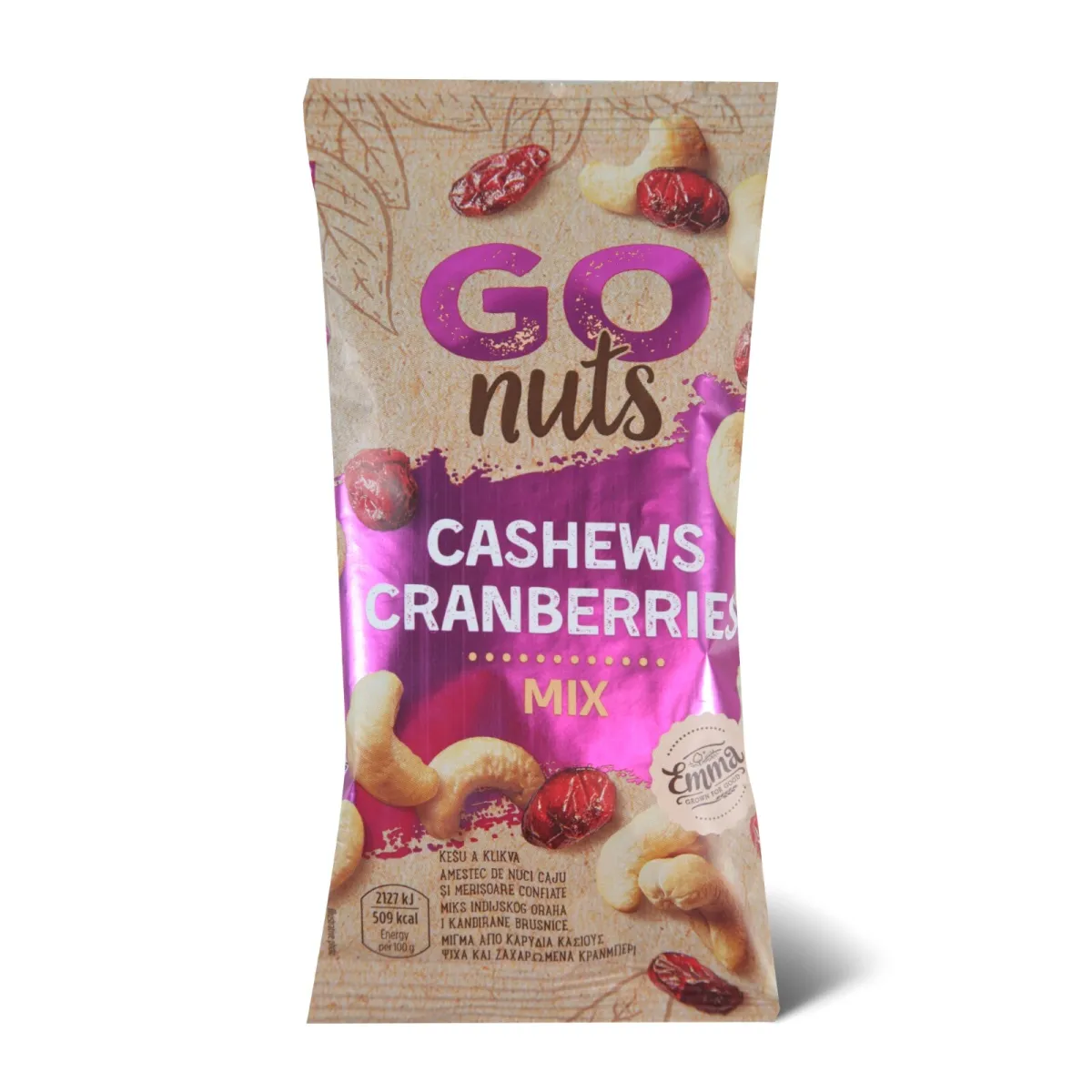 Mix indijski orah&brusnica Emma 70g