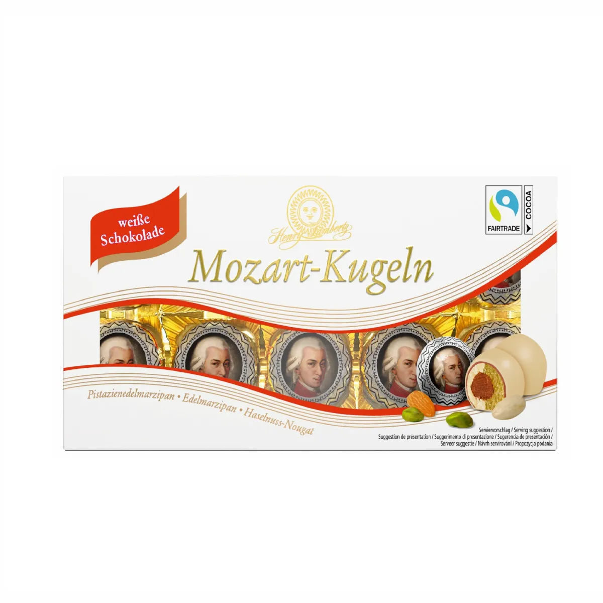 Mocart kugle bela cokolada Lambertz 200g