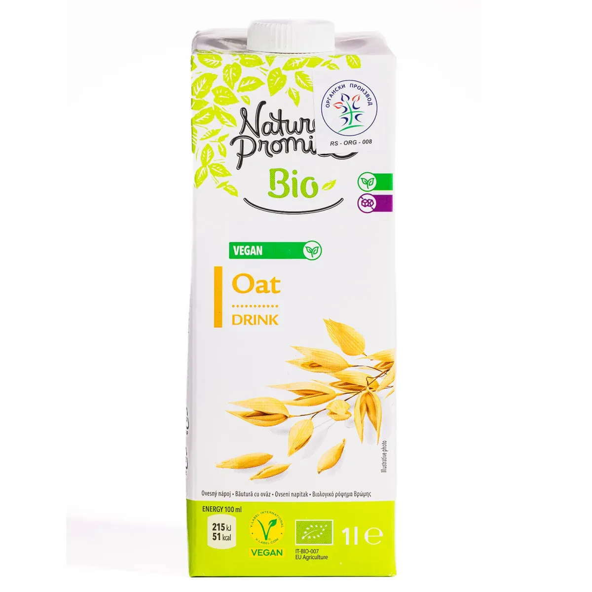 Napitak od ovsa BIO NP 1l