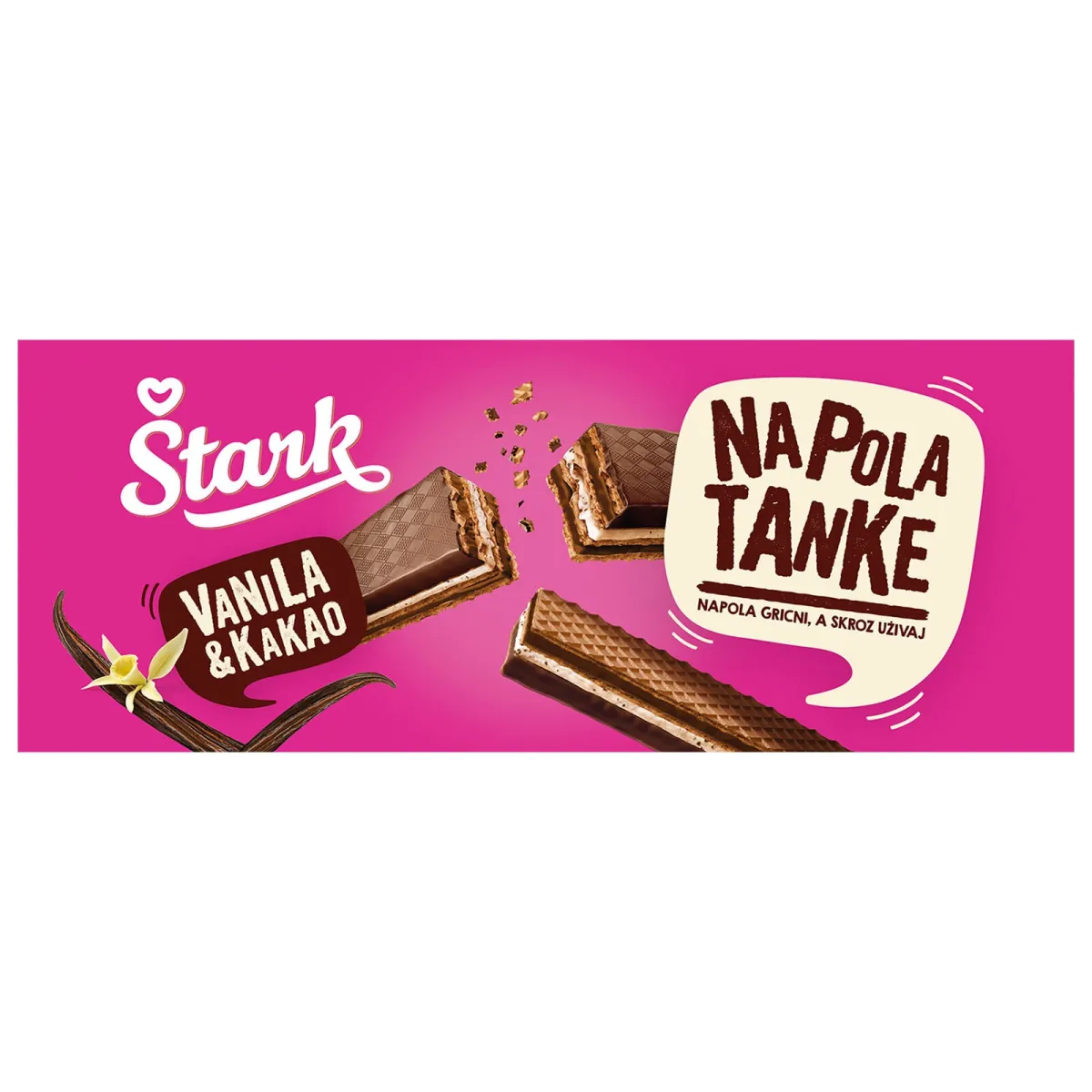 Napolatanke kakao i vanila Stark 130g