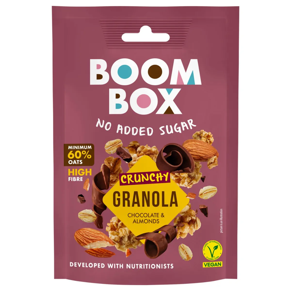 Ovsena granola cokolada Boom Box 60g