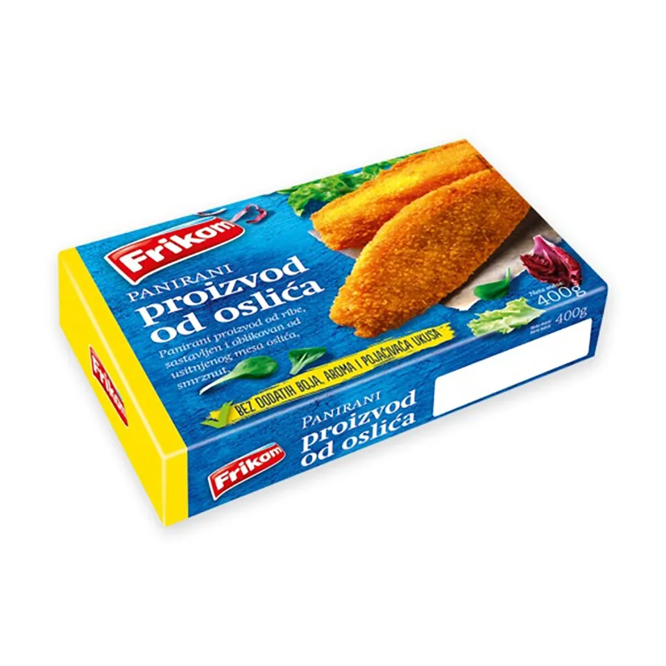 Panirani proizvod od oslica Frikom 400g