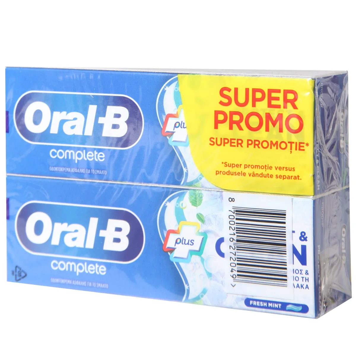 Pasta Compl.Protect&Clean Oral B 2x75ml
