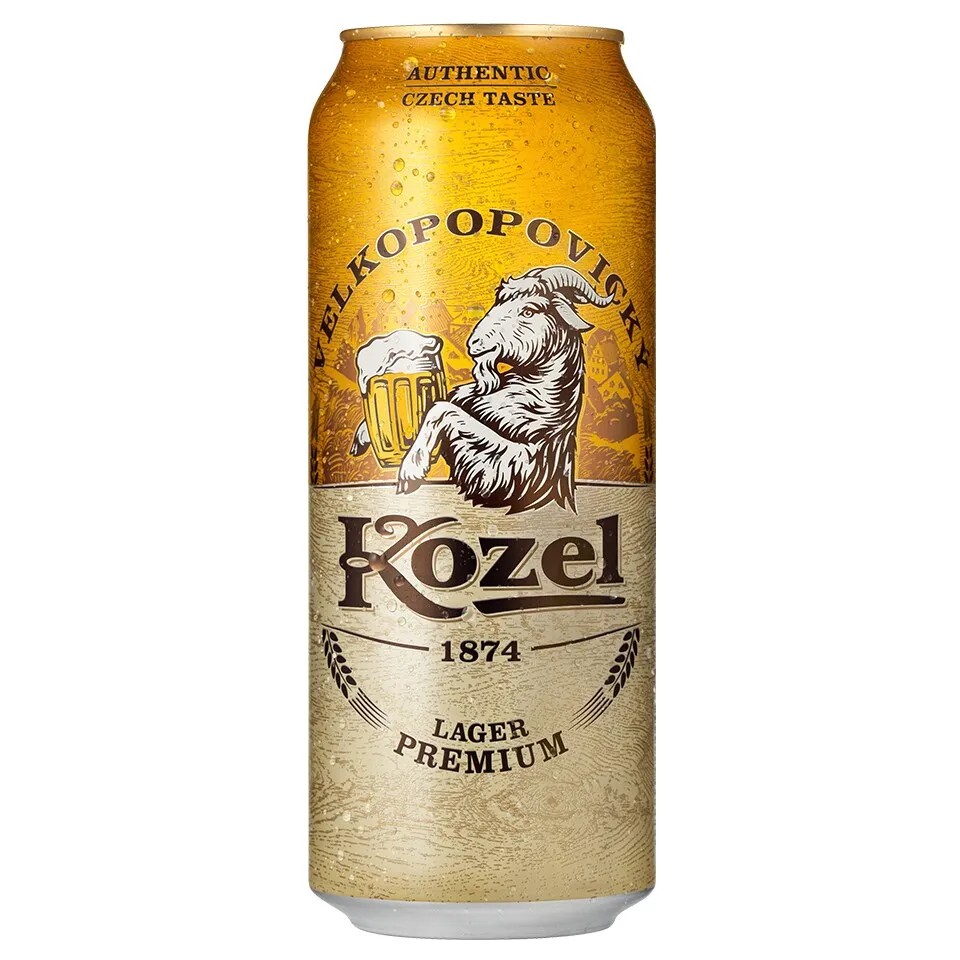 Pivo Kozel Prem Velkop 4.6% 0,5l can